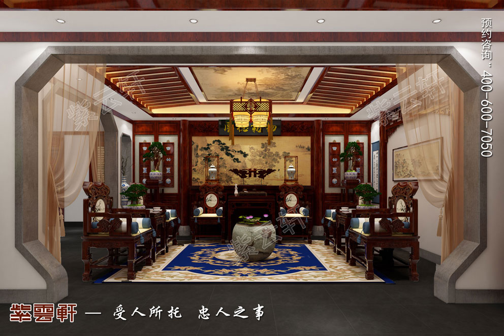 中式<a href=http://www.batparty.com.cn/zhongtangzhs/ target=_blank class=infotextkey>中堂裝修效果圖</a>