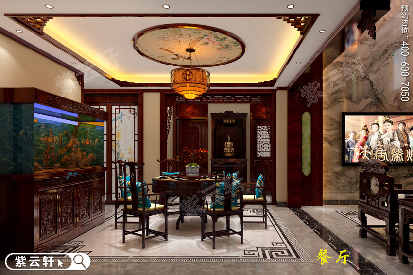 中式風(fēng)格餐廳裝修