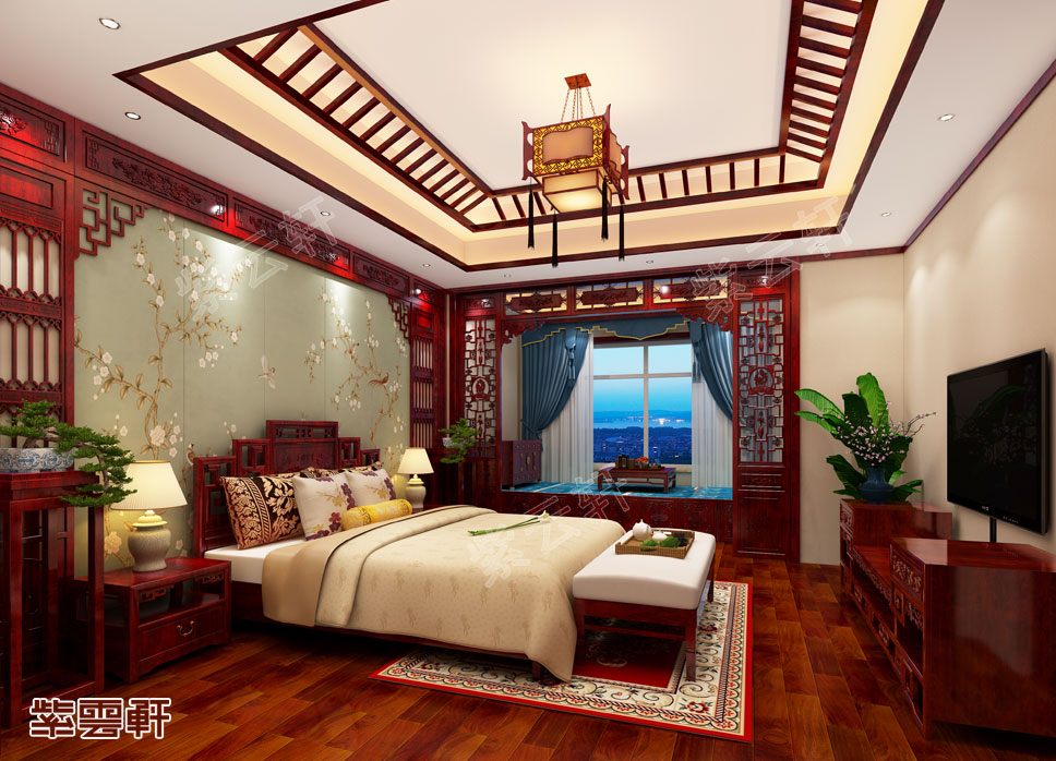 <a href=http://www.batparty.com.cn/ target=_blank class=infotextkey>中式風(fēng)格</a>臥室裝修