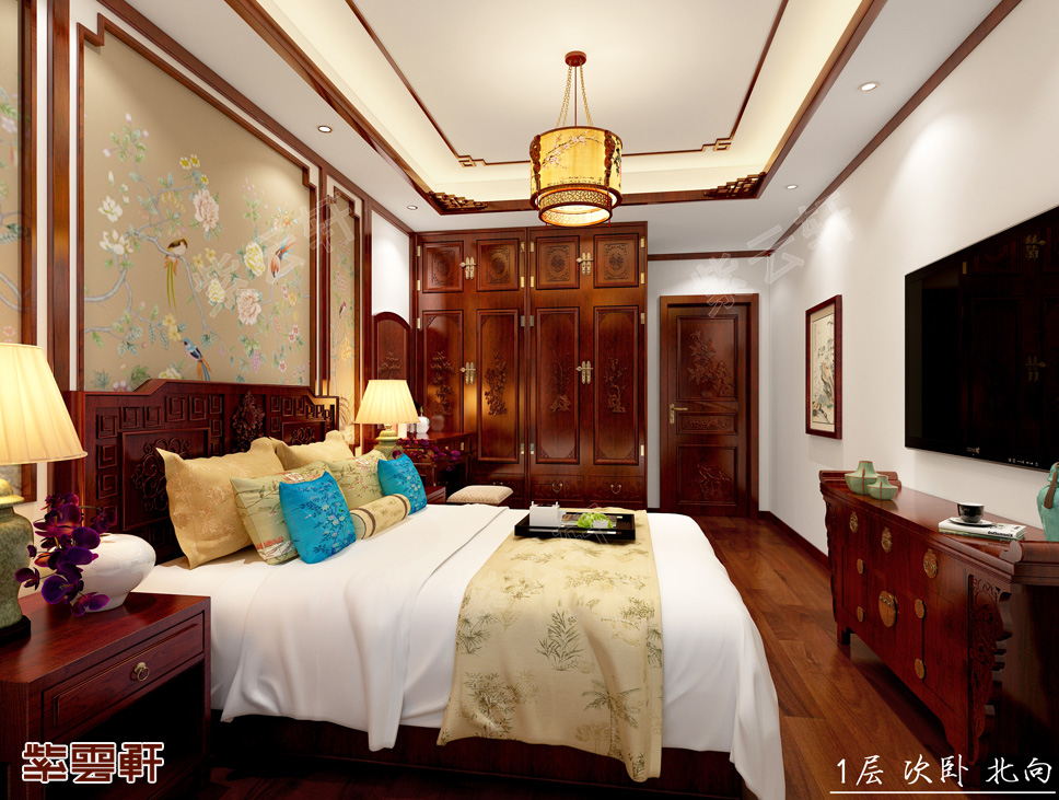 <a href=http://www.batparty.com.cn/ target=_blank class=infotextkey>中式風(fēng)格</a>臥室裝修