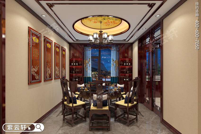 <a href=http://www.batparty.com.cn/ target=_blank class=infotextkey>中式風格</a>餐廳裝修