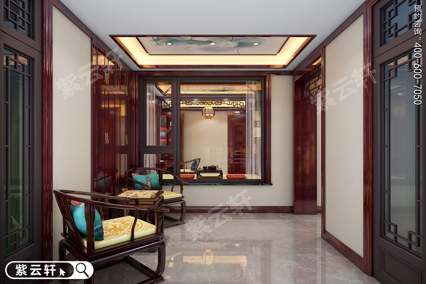 <a href=http://www.batparty.com.cn/ target=_blank class=infotextkey>中式風(fēng)格</a>裝修門廳