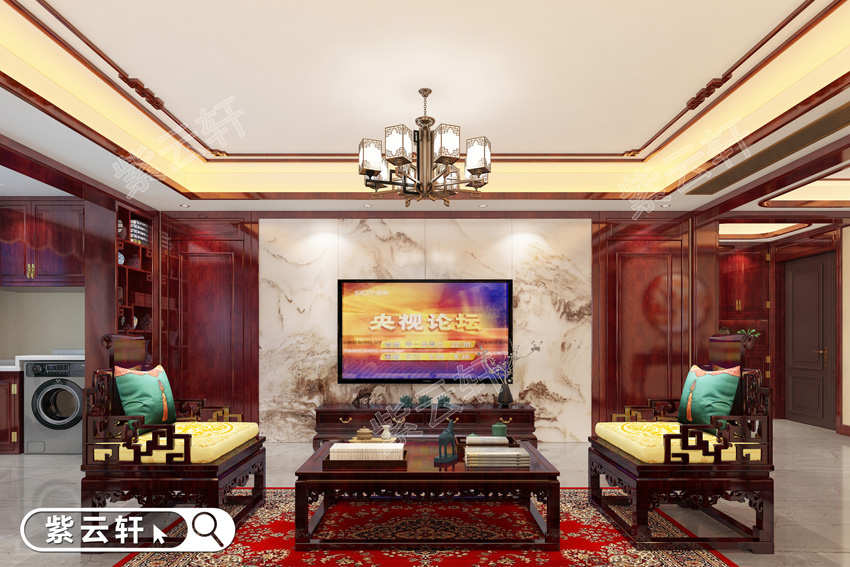 <a href=http://www.batparty.com.cn/ target=_blank class=infotextkey>中式風(fēng)格</a>客廳裝修