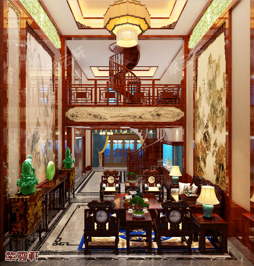 <a href=http://www.batparty.com.cn/ target=_blank class=infotextkey>中式風格</a>客廳裝修
