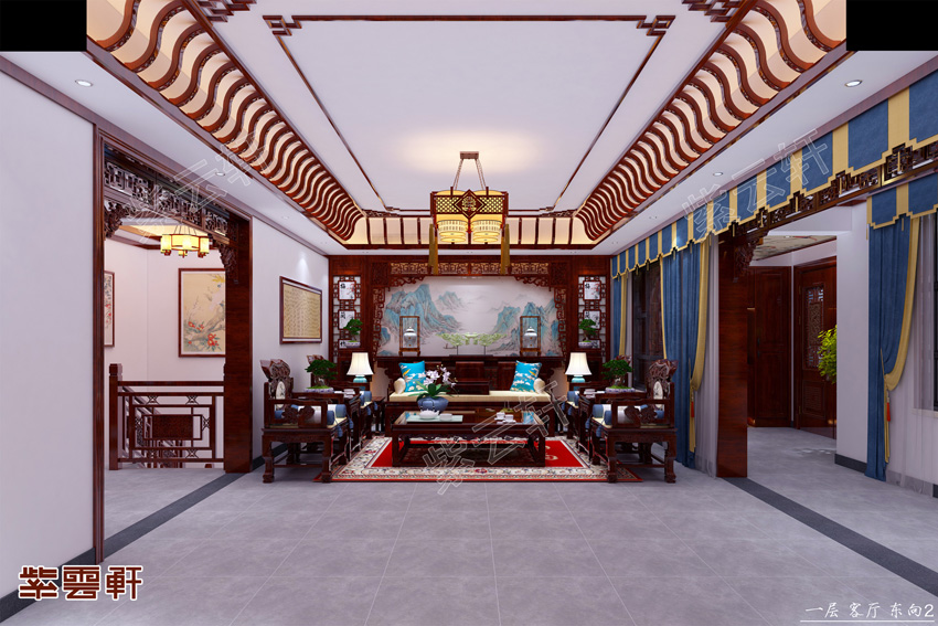<a href=http://www.batparty.com.cn/ target=_blank class=infotextkey>中式風格</a>客廳裝修