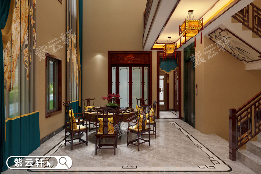<a href=http://www.batparty.com.cn/ target=_blank class=infotextkey>中式風格</a>餐廳裝修