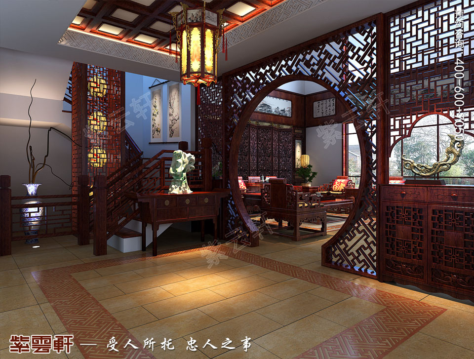復(fù)式樓門廳簡(jiǎn)約現(xiàn)代<a href=http://www.batparty.com.cn/ target=_blank class=infotextkey>中式裝修效果圖</a>