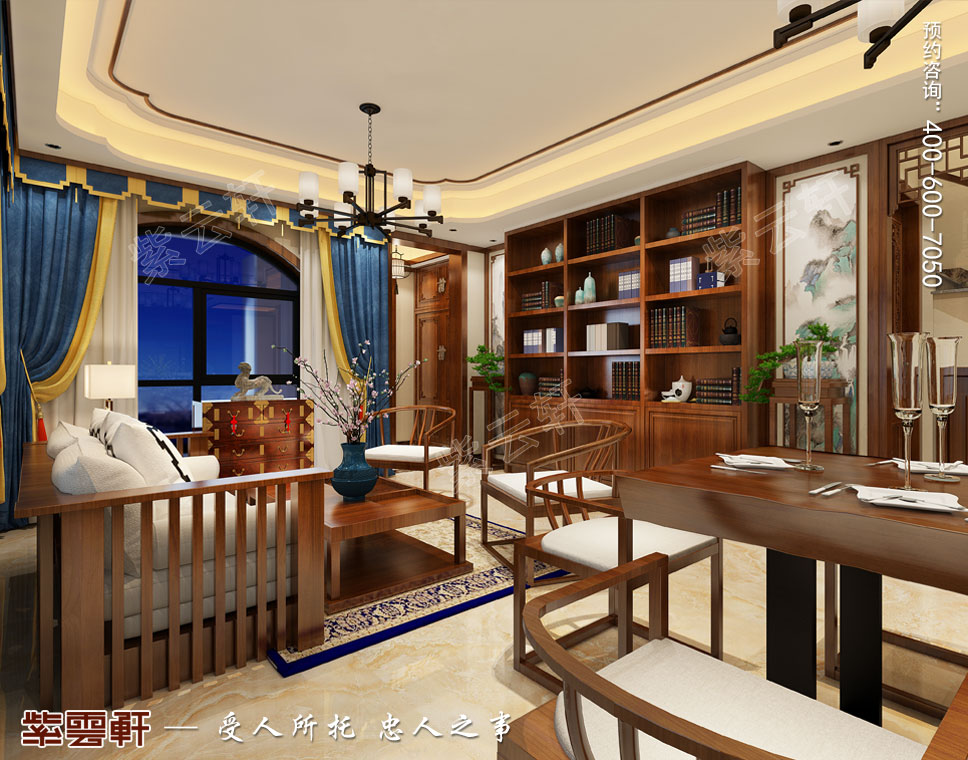 300平古典新中式裝修，端莊華麗，優(yōu)雅詩(shī)意