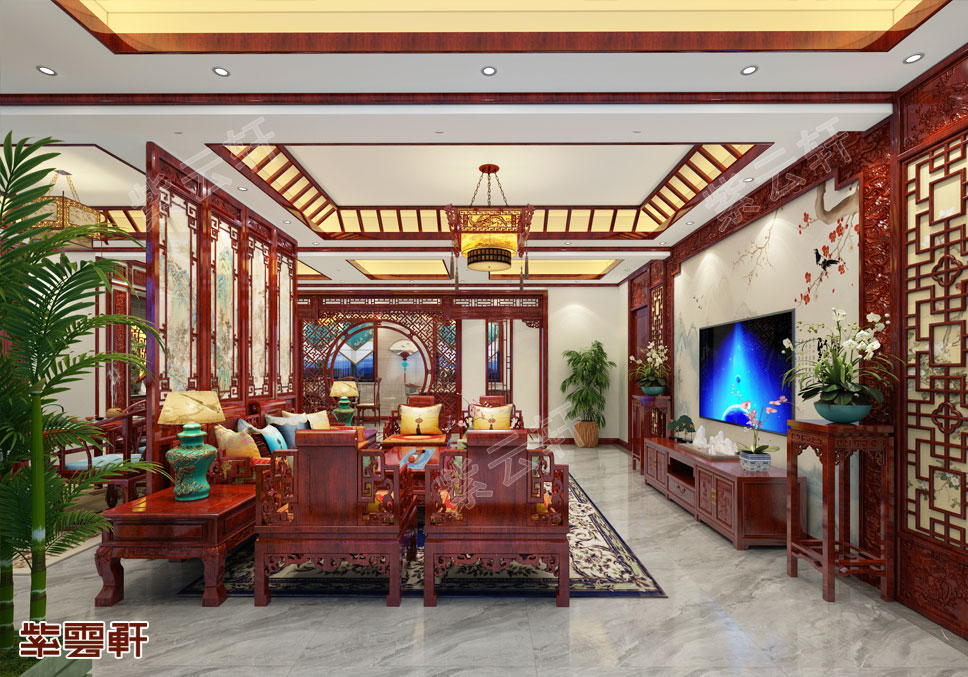 欣賞獨(dú)具一格的豪宅中式設(shè)計(jì)，暢游在傳統(tǒng)美學(xué)的意蘊(yùn)中