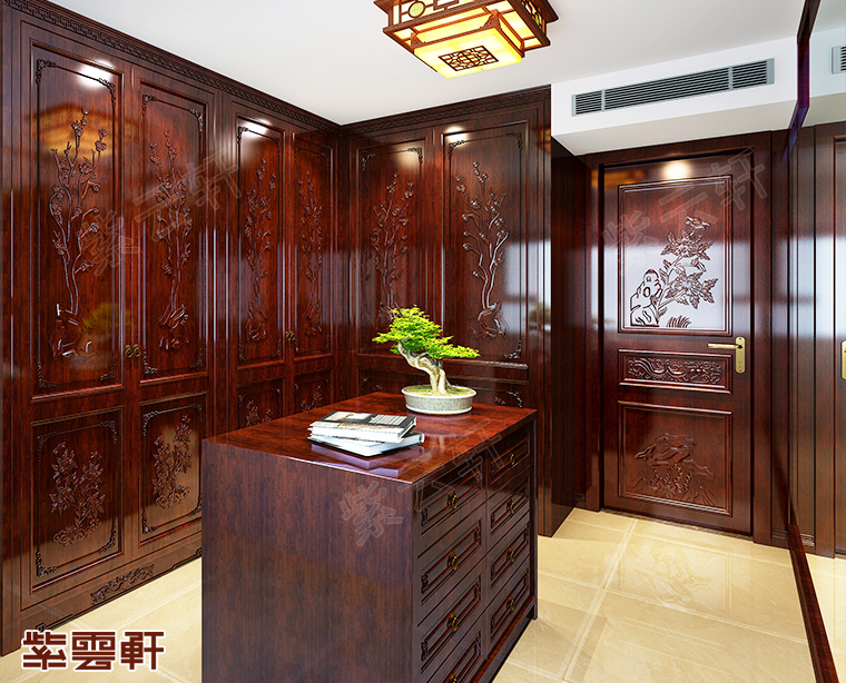 衣帽間<a href=http://www.batparty.com.cn/ target=_blank class=infotextkey>中式風(fēng)格</a>裝修圖